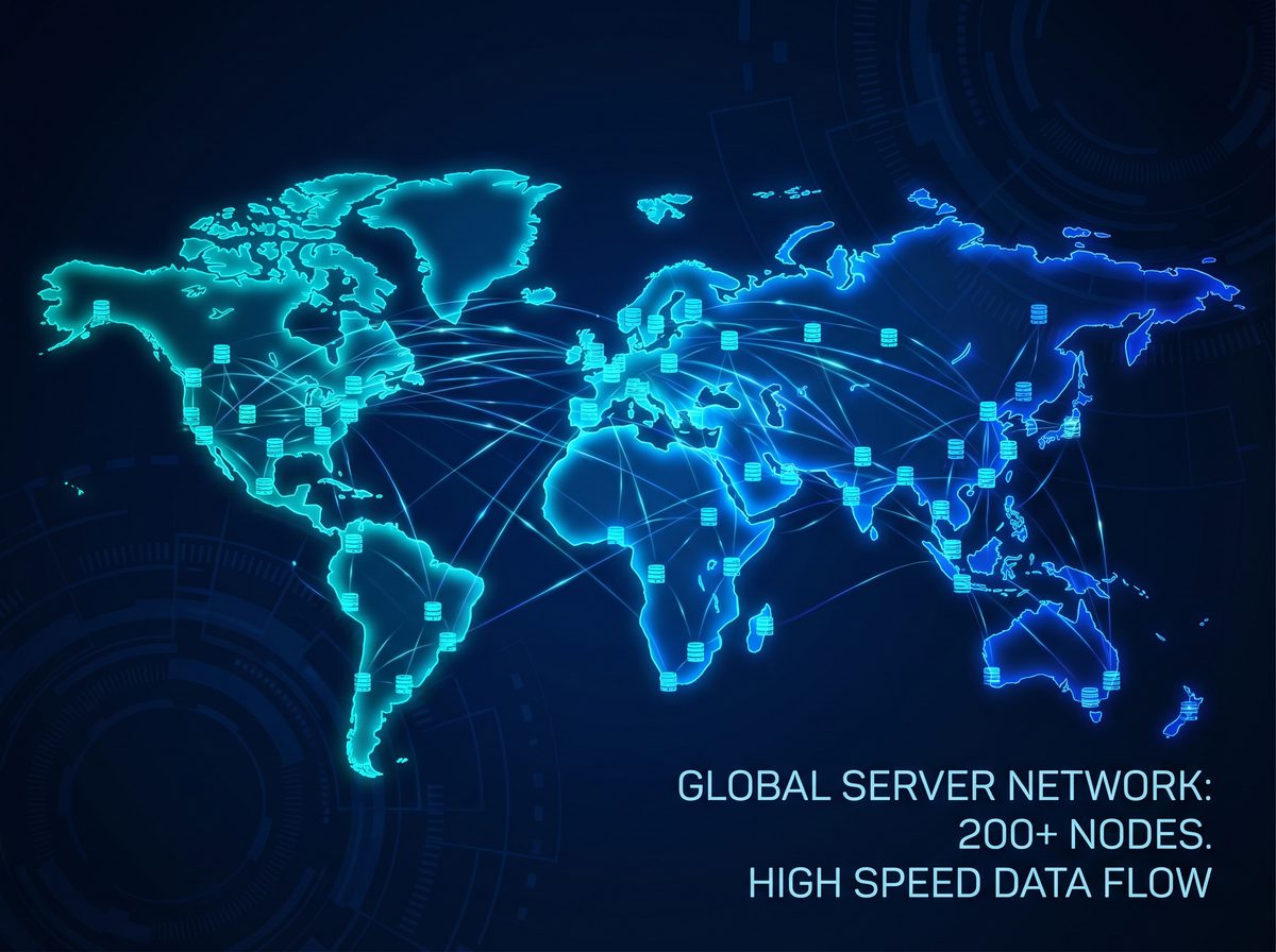 加 加速器全球服务器节点分布图